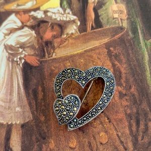 925 Marcasite Brooch